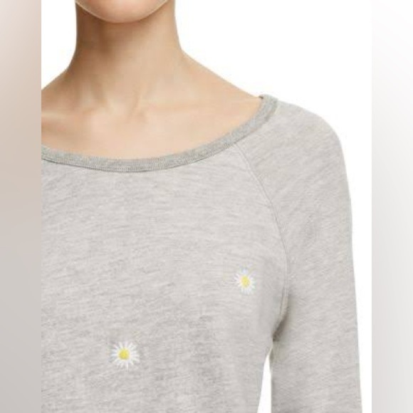 Sundry Sweatshirt With Daisy Embroidery in Grey - Size S (1) - Picture 3 of 7
